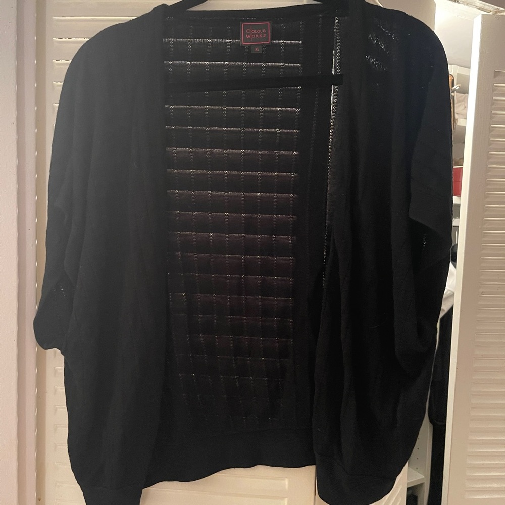 Short sleeve coverlet top size XL